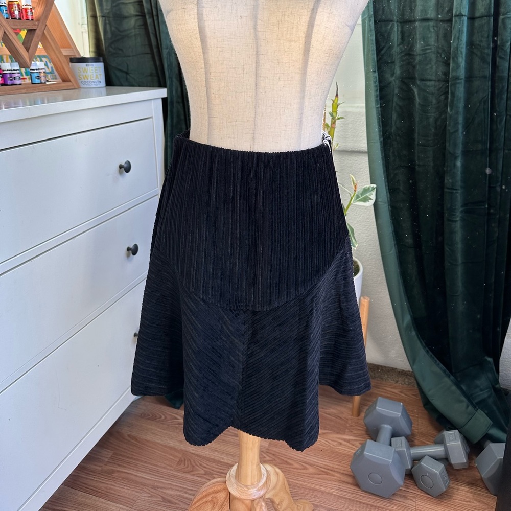 Free people velvet skirt